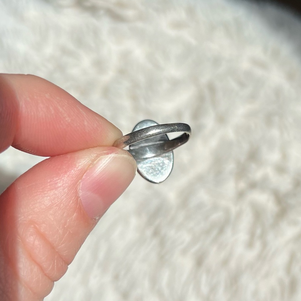 Silver & Turquoise Ring - Picture 9 of 9